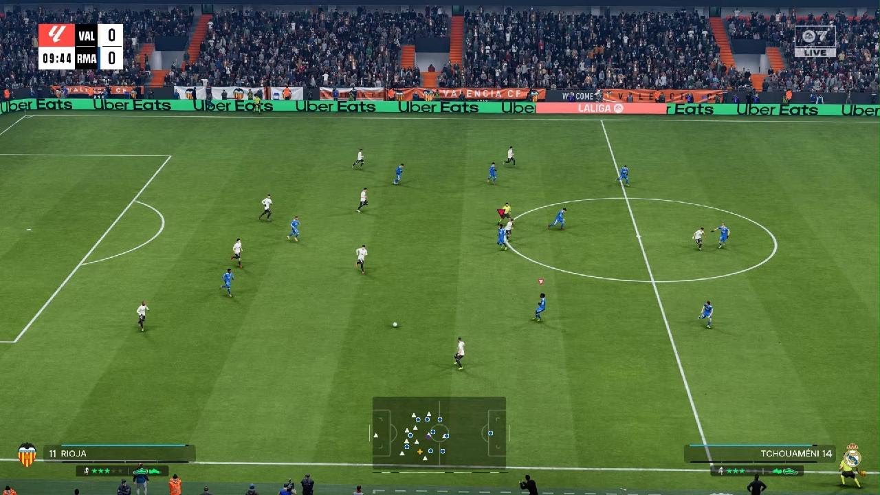 Pronóstico LALIGA EA SPORTS 08/02/2026 Valencia CF VS Real Madrid EA SPORTS FC 26