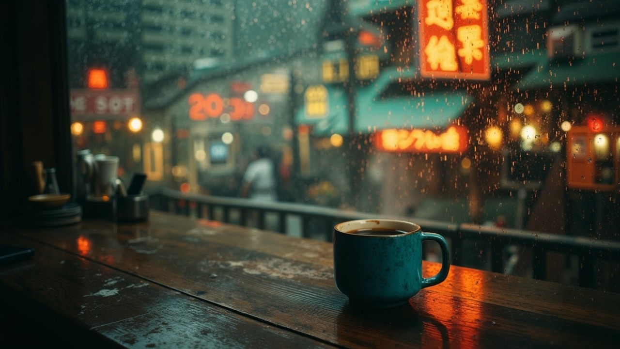 Relaxing Winter Jazz Music ~ Cozy Coffee Shop Ambience for Rainy Evenings & Study Vibes