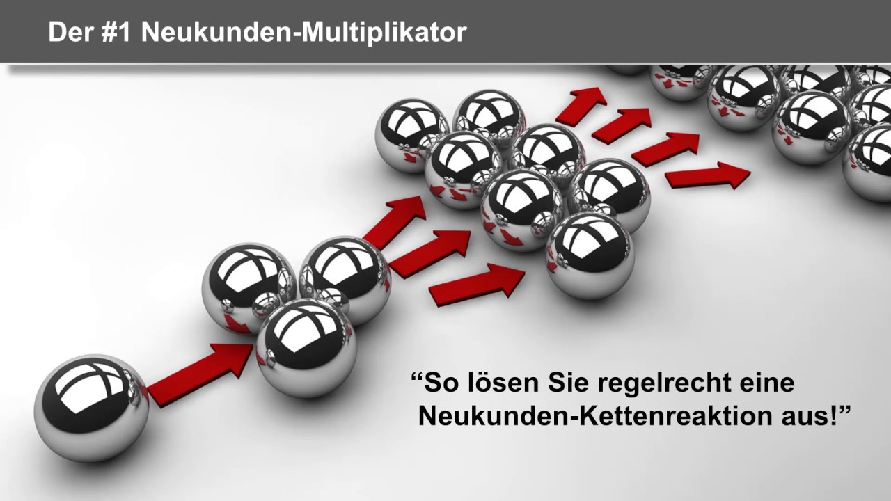 Neukundengewinnung mit dem Nummer #1 Neukunden-Multiplikator“.