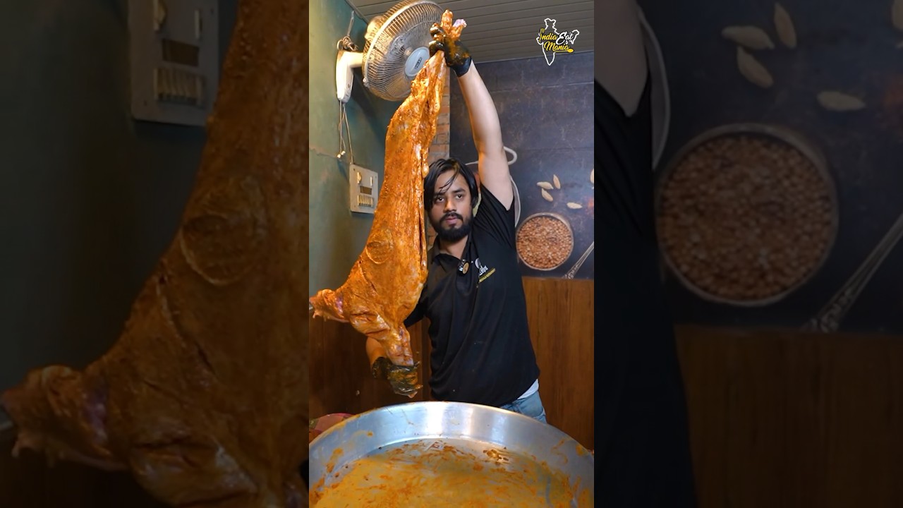 Biggest Full Bakra Mandi Making In Jama Masjid Rs. 9999/- Only #delhifood #shorts
