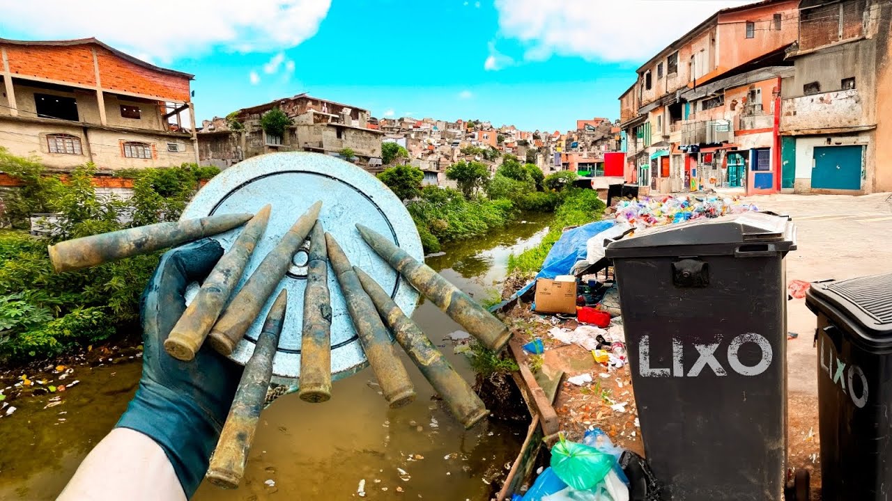 Fiz Pesca Magnética na FAVELA