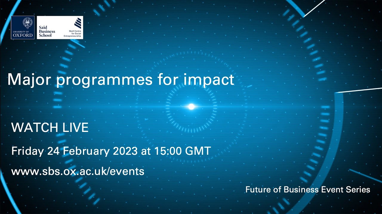 Major Programmes for Impact