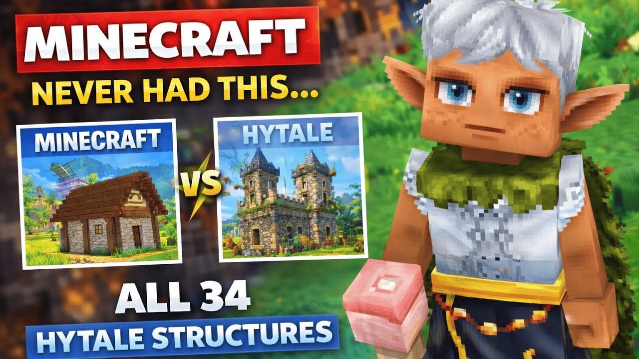 Minecraft Never Had This… ALL 34 Hytale Structures