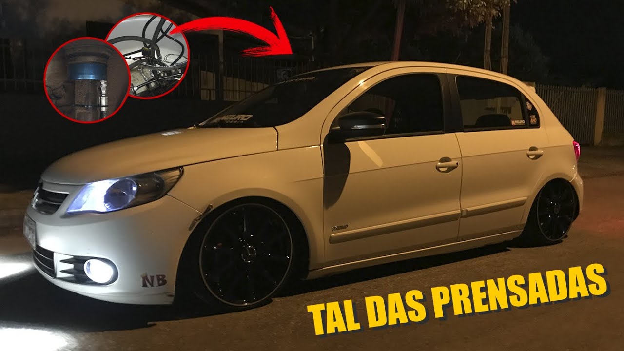 Instalando Mangueiras Prensadas da Tebão no Gol G5 (Suspensão a Ar)! | Naves Baixas