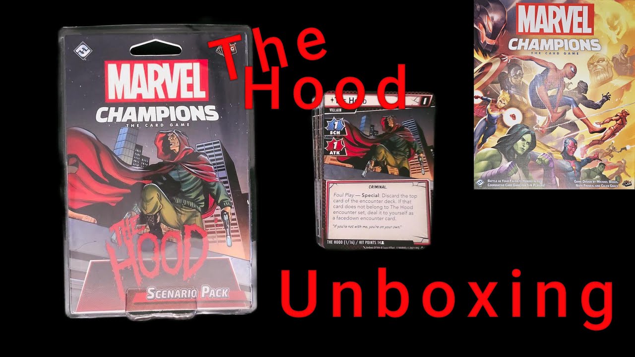 Marvel Champions: The Hood Scenario Pack UNBOXING! - What's Inside?