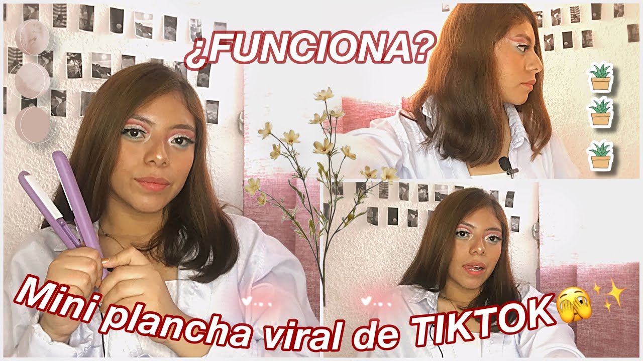 Probando la MINI PLANCHA viral de TIKTOK🫣💗