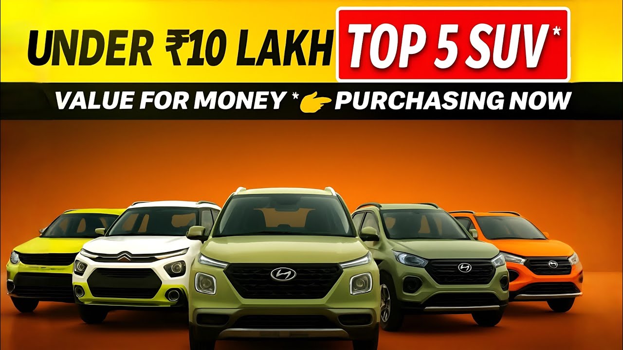 🔥👉UNDER ₹10 LAKH 🤯TOP 5 SUV Before Watching This! 😳 Best SUV Under ₹10 Lakh 💥&rdquo;#hyundai exter 👈👈
