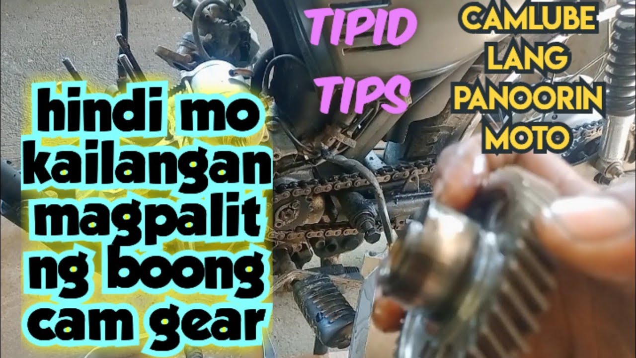 paano magpalit ng camlube / timing gear malagapak na motor china pusrods tipid tips