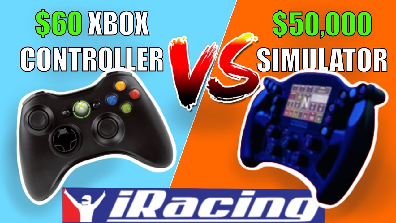 $50,000 Wheel Vs. $60 Xbox Controller in iRacing