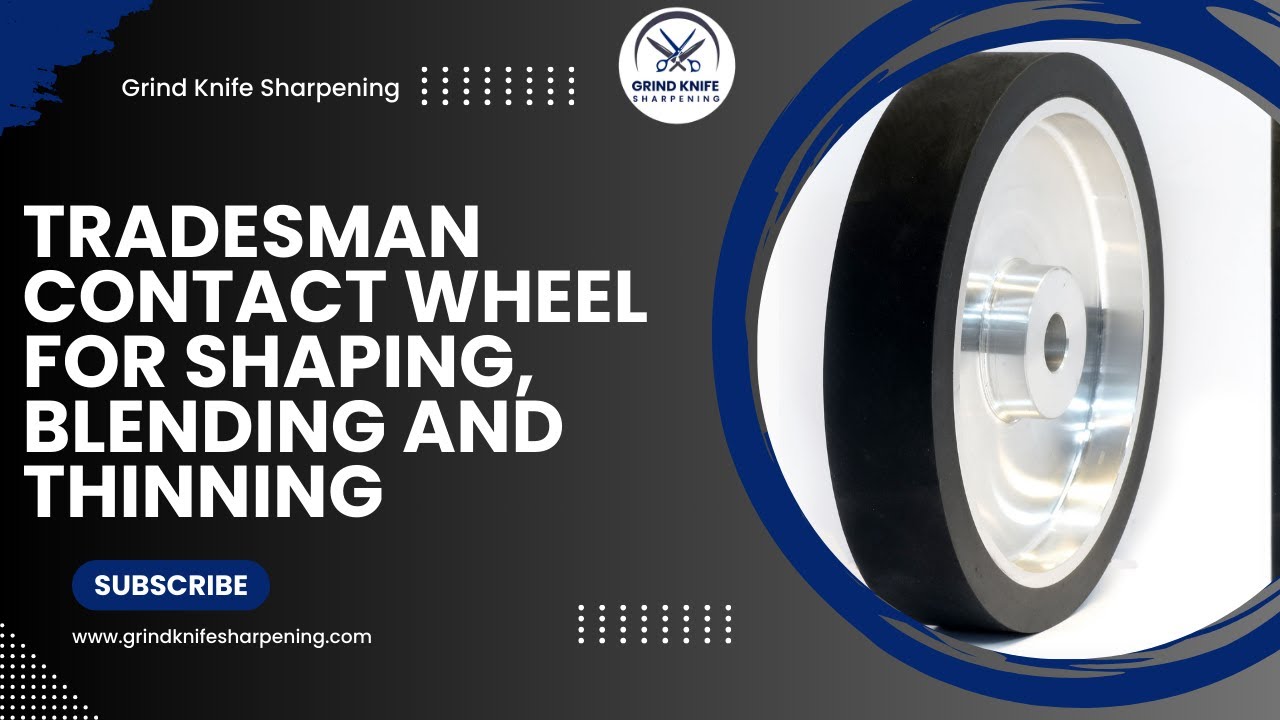 Tradesman Contact Wheel for Shaping, Blending and Thinning