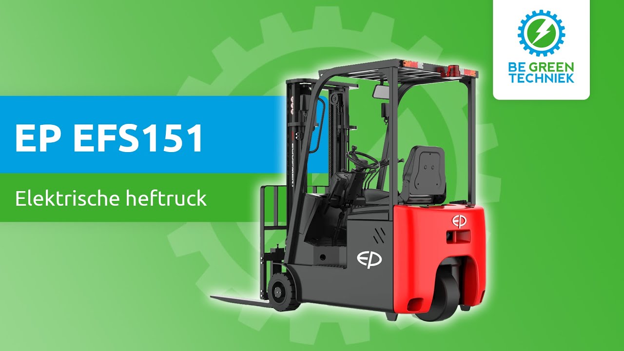 EP EFS151 - Elektrische driewiel heftruck | Be Green Techniek