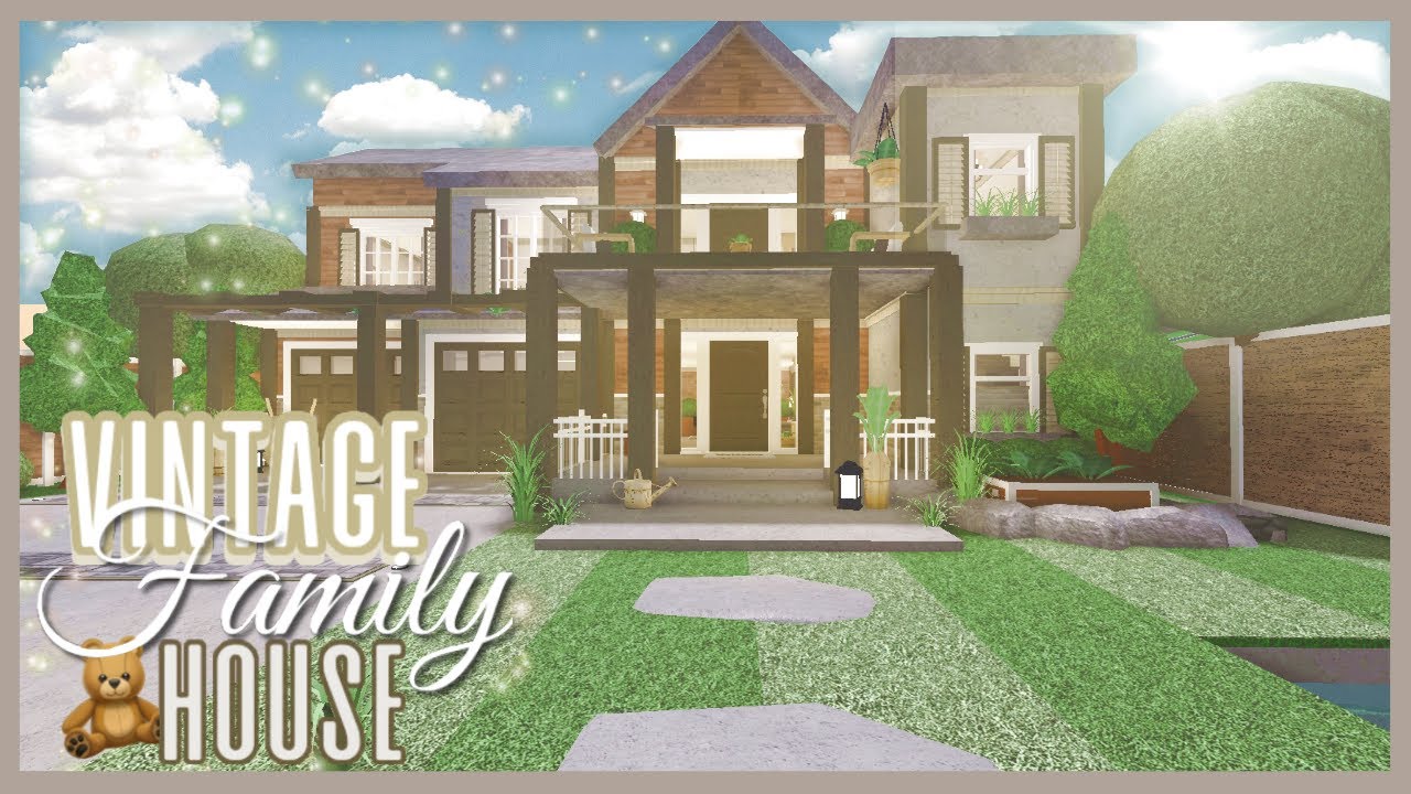 Bloxburg - Vintage Family House Speed-build
