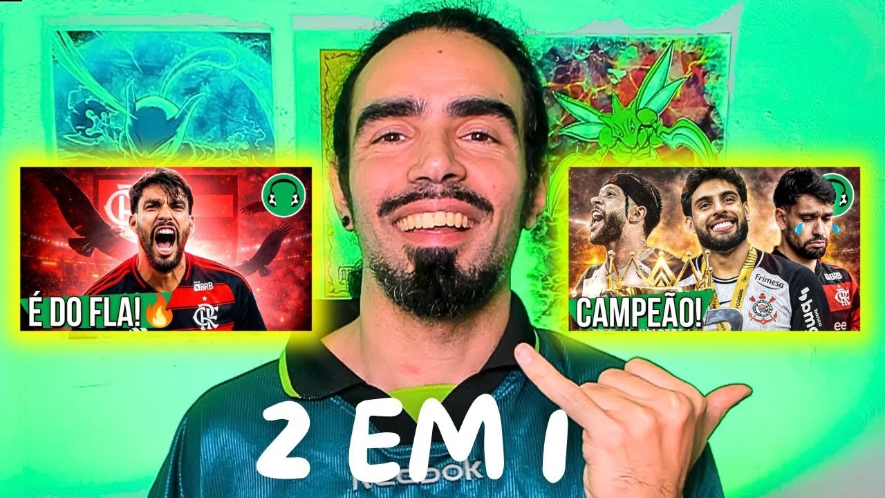 Sagara Reage 2em1 ♫ PAQUETÁ DE VOLTA AO FLAMENGO! +♫ CORINTHIANS SUPERCAMPEÃO, FLAMENGO NÃO KKKKK