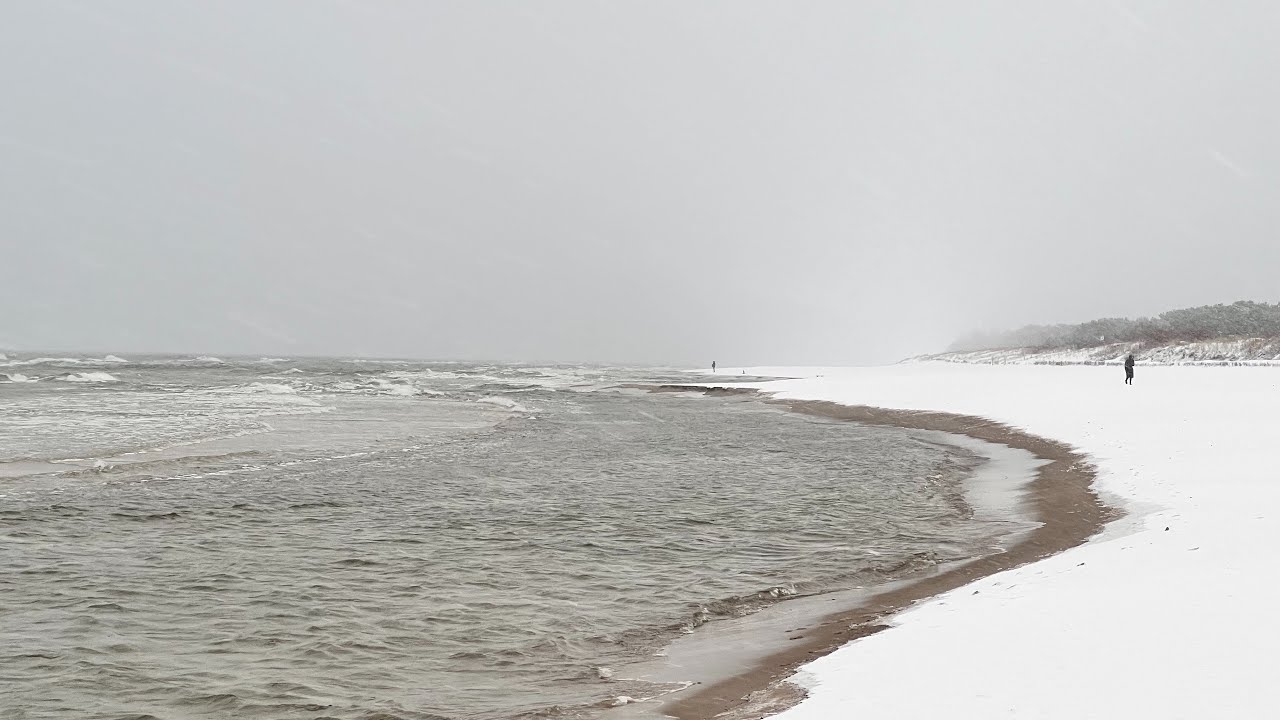 Jastarnia w śniegu
