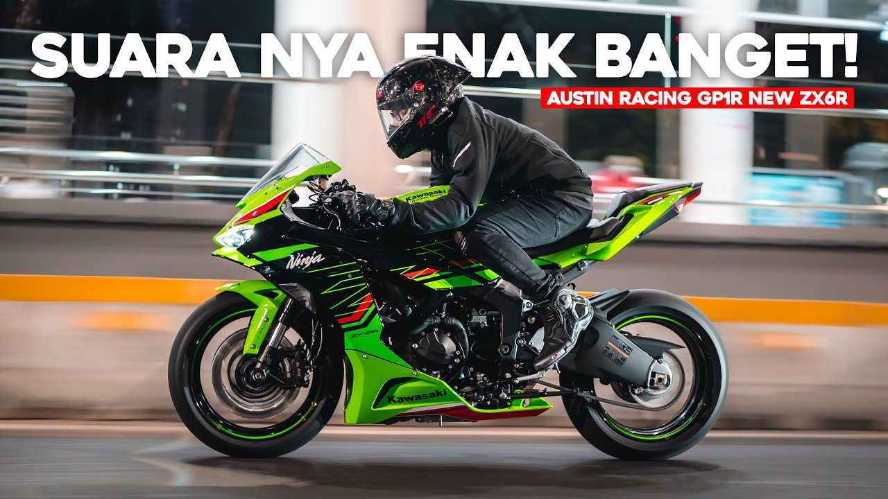 FIRST RIDE NEW ZX6R 2024‼️ NYOBAIN KNALPOT BARUU🔥