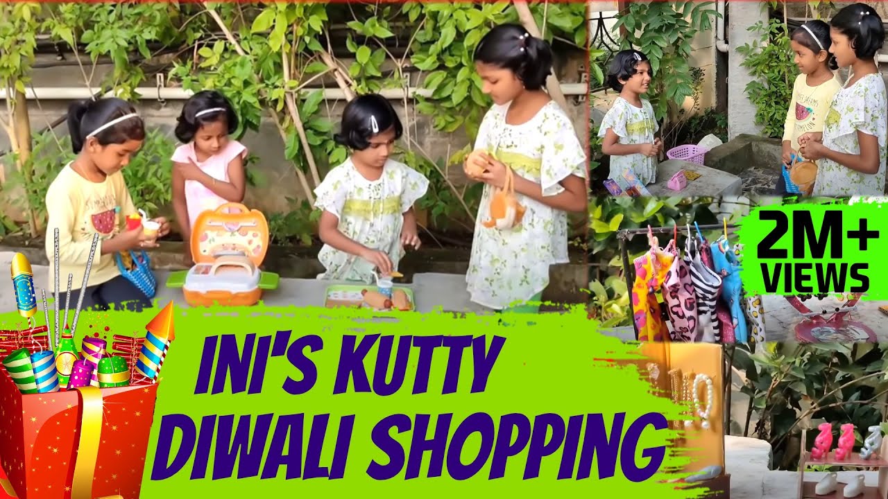 ini's kuttys diwali shopping|Miniature barbie ornaments|inis shopping mall|miniature diwali shopping
