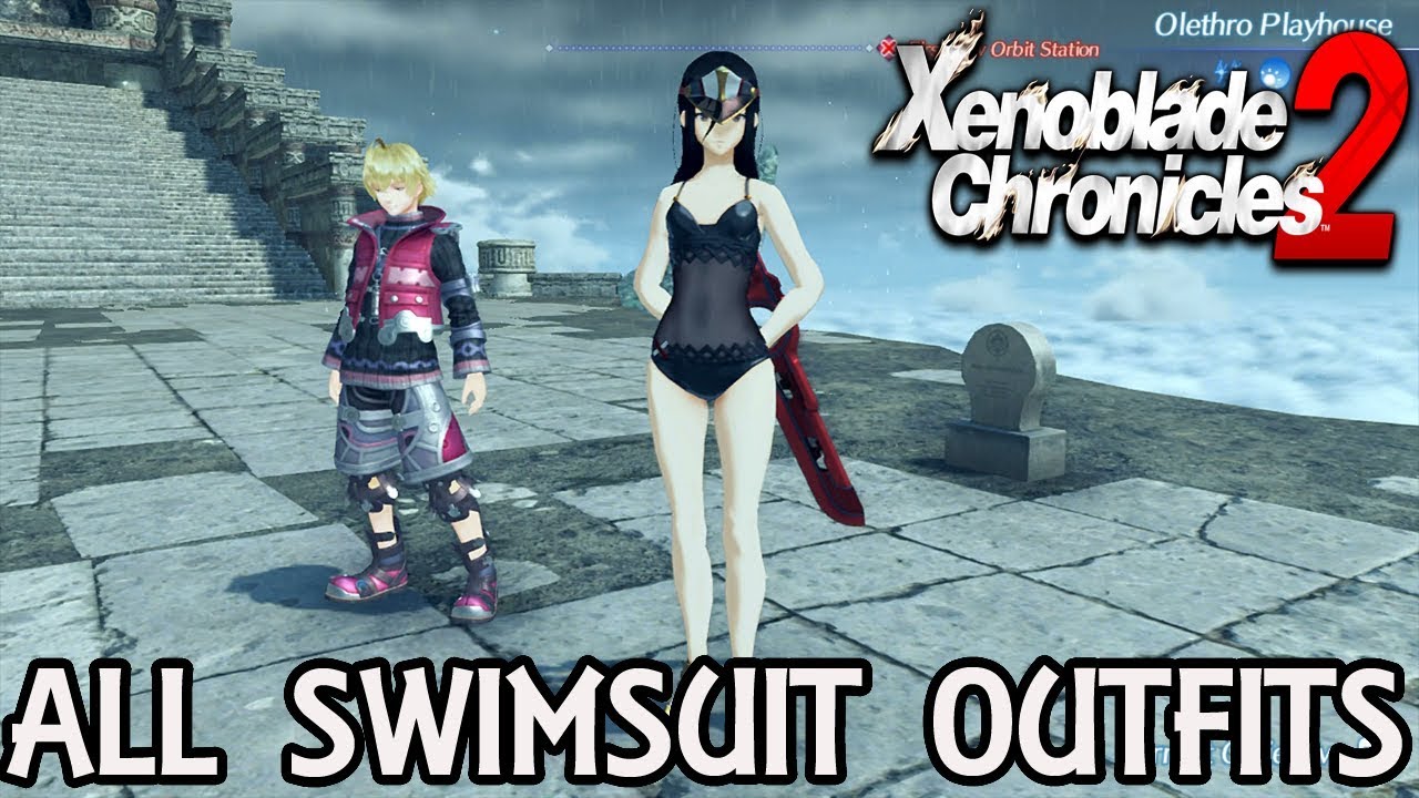 Xenoblade Chronicles 2 - All Swimsuit Outfits, Update 1.5.2