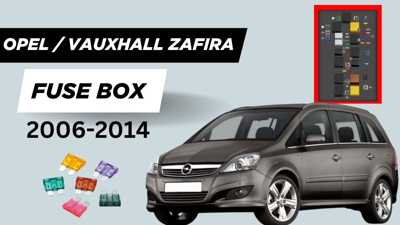Opel/Vauxhall Zafira Fuse Box Diagram & Location (2006&ndash;2014 Models) 🔧
