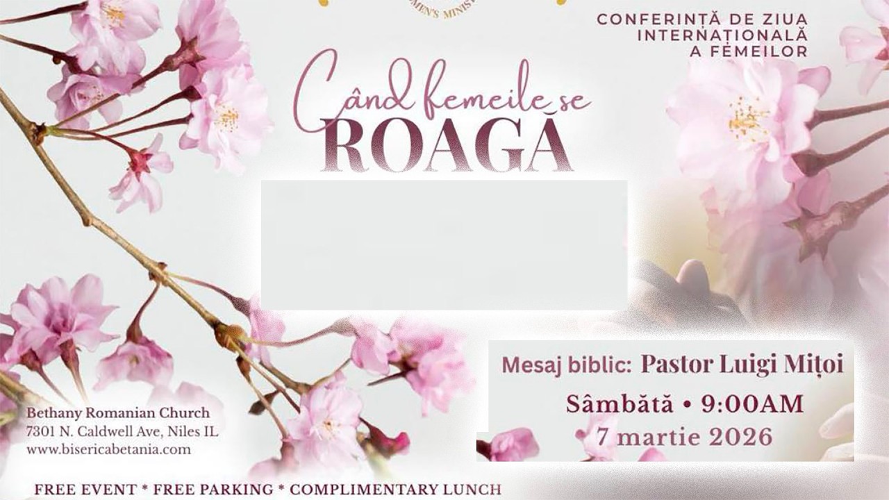 Conferință de ziua internațională a femeilor - Când femeile se roagă