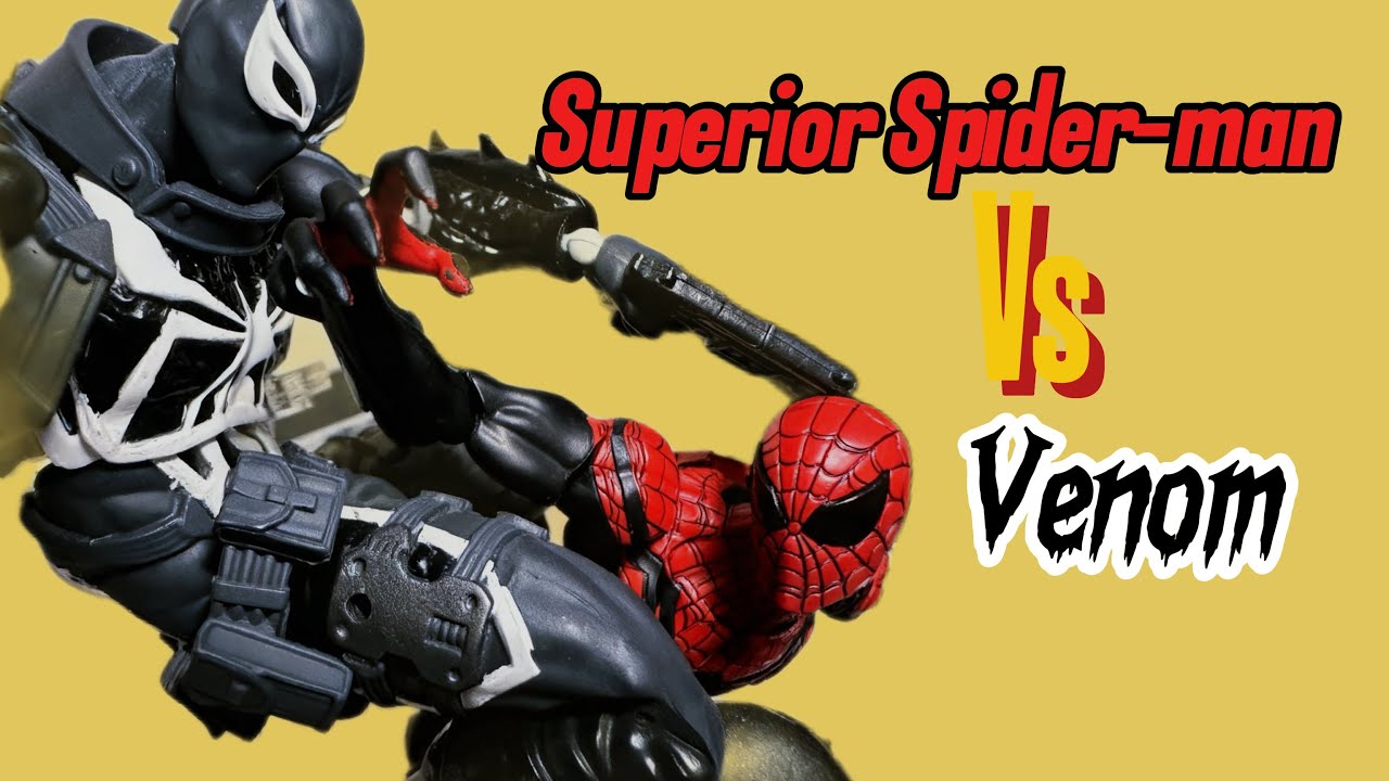 Superior Spider-man Vs Agent Venom STOPMOTION ANIMATION