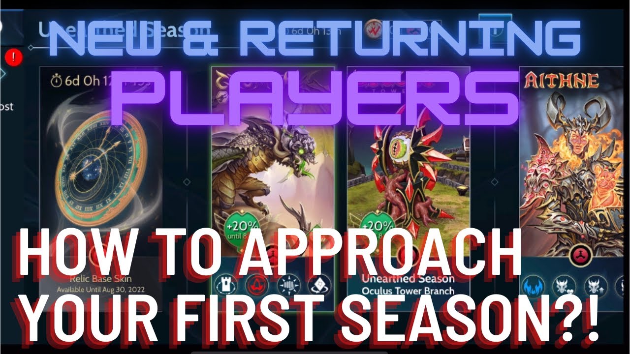 Approaching Your FIRST Season - New & Returning Players: War Dragons