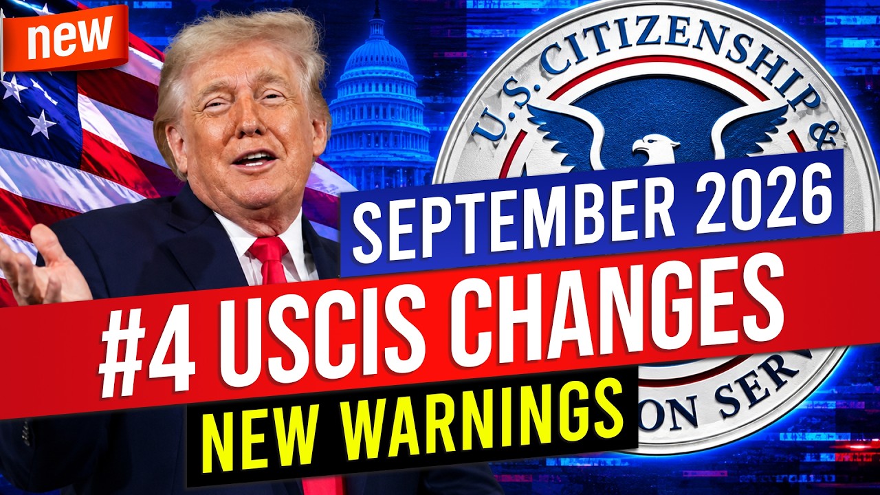 4 важных изменения в USCIS в сентябре 2026 года | Иммиграционные новости США