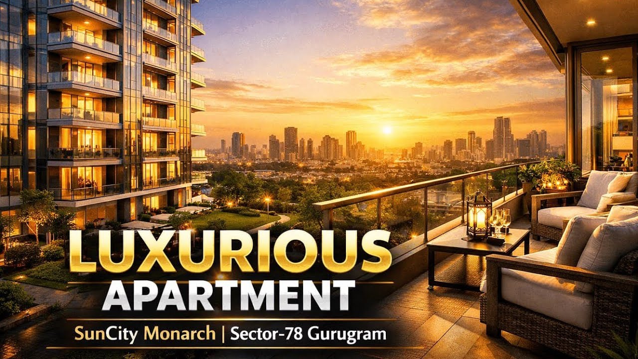 Luxurious Apartments Launched by Suncity | Sector 78 Gurugram | Bang on 60 MTR Road