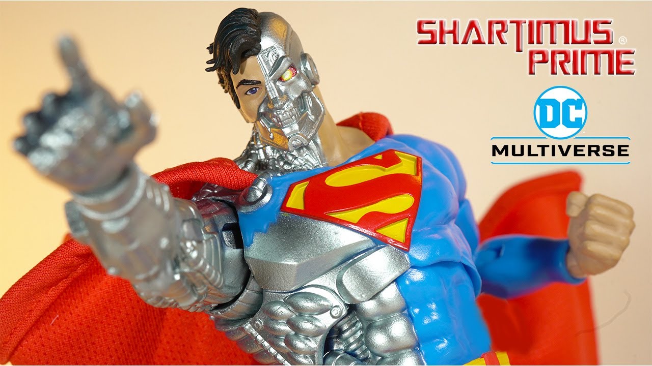 DC Multiverse Cyborg Superman Return of Superman Comic McFarlane Toys Action Figure Review