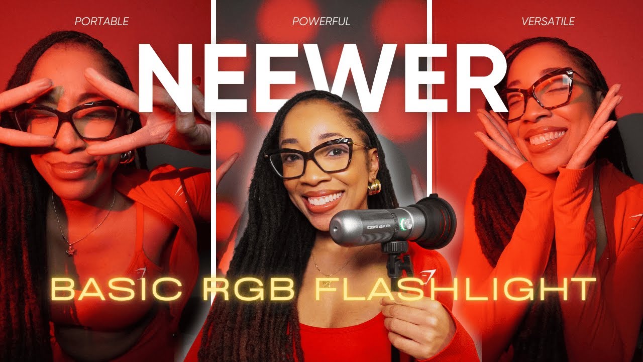 Neewer RGB Photography Light Review 2025 | Budget RGB Flashlight Test & Demo | Worth Buying?
