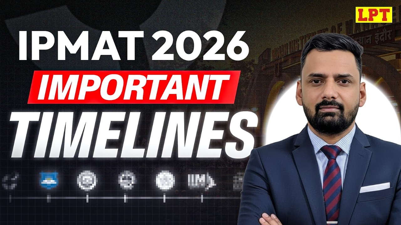 IPMAT 2026 | Important Deadlines | IPMAT Important Dates 2026