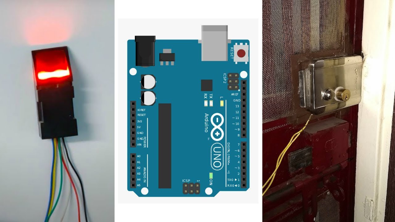 Fingerprint door lock using Arduino