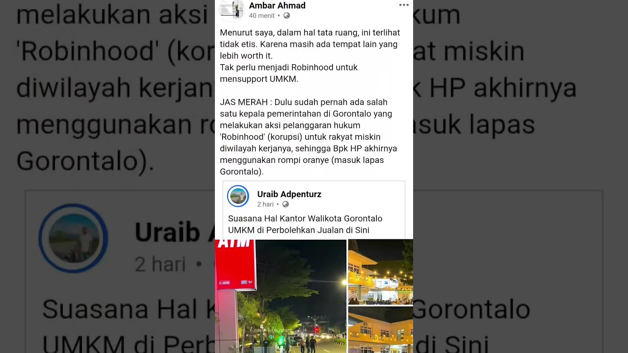 #suararakyatindonesia #suararakyat #tataruangkota #umkmindonesia #fypgorontalo #fypindonesia