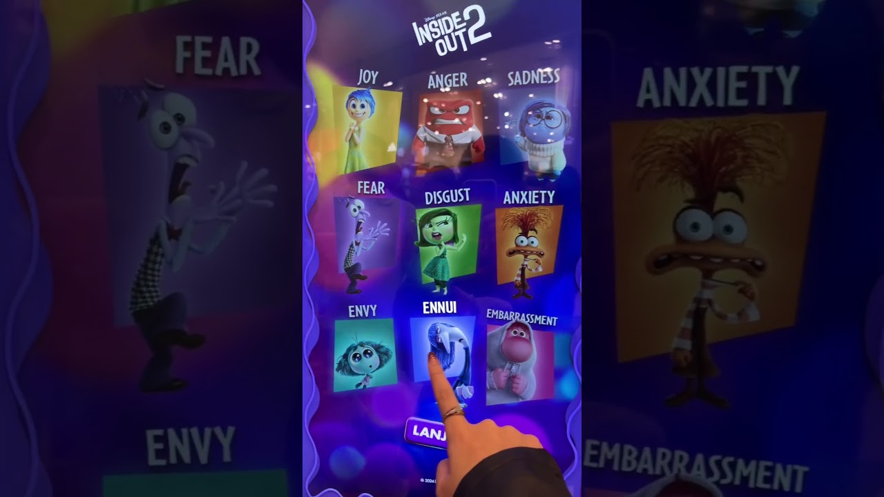 POV: Playing with Inside Out 2 Installation🔵🔴🟡🟢🟣 #insideout #disney #pixar #sadness #anxiety