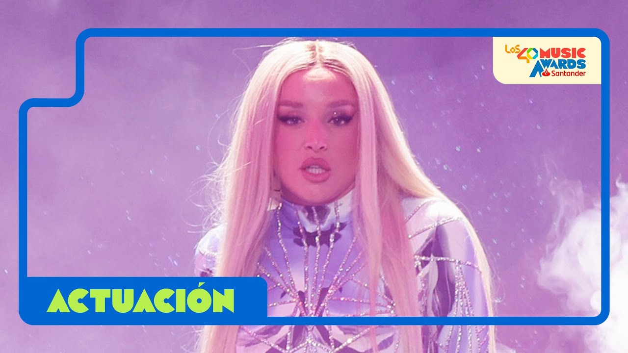 LOLA ÍNDIGO - Corazones rotos + El Tonto | En directo en LOS40 Music Awards Santander 2023
