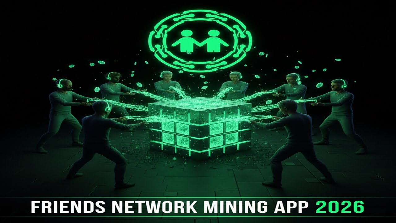 Friends Network Mining App 2026 | Completely New Project - High Speed ​​Mining