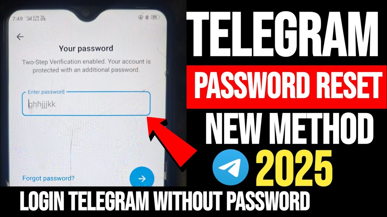 Reset Telegram Password | How to Recover Forgotten Telegram Password 2025 | telegram password lost