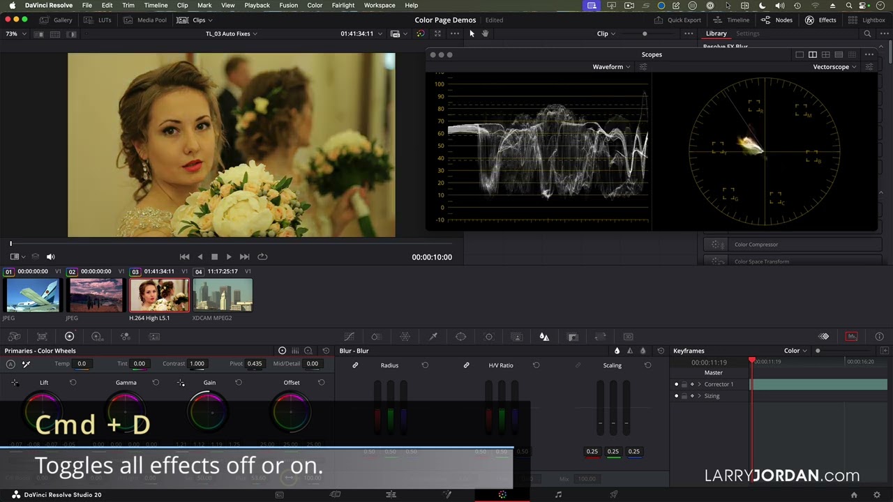 Four Automatic Color Correction Features in DaVinci Resolve 20
