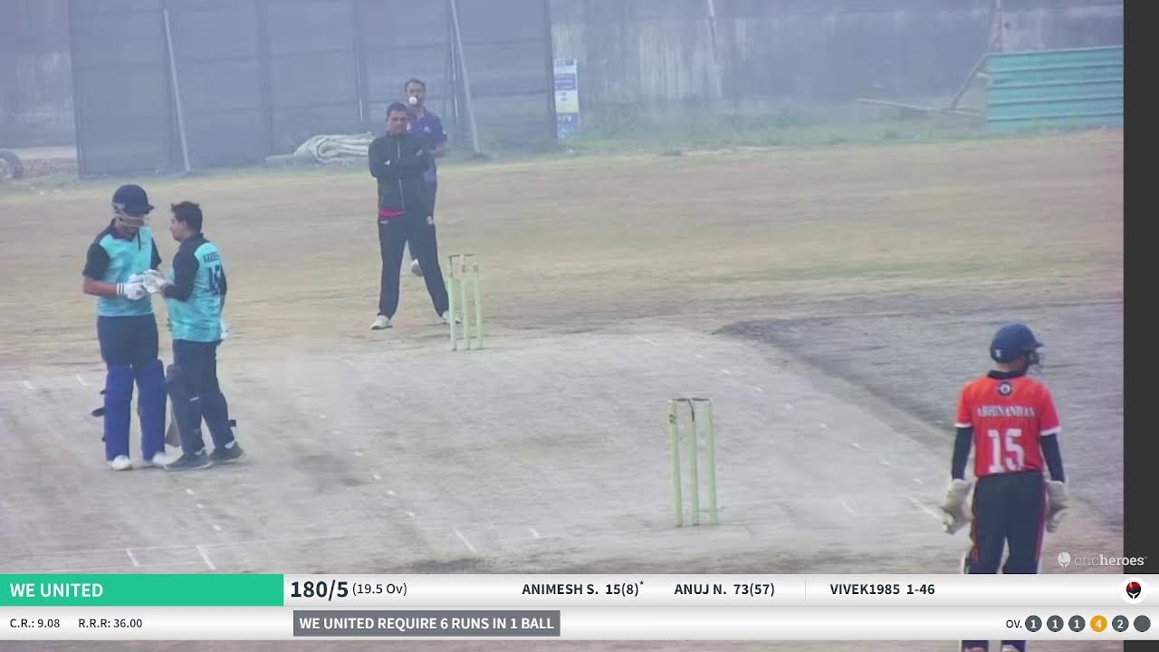 ASC T20 LEAGUE SEMIFINAL - WE UNITED VS RUN PAISA