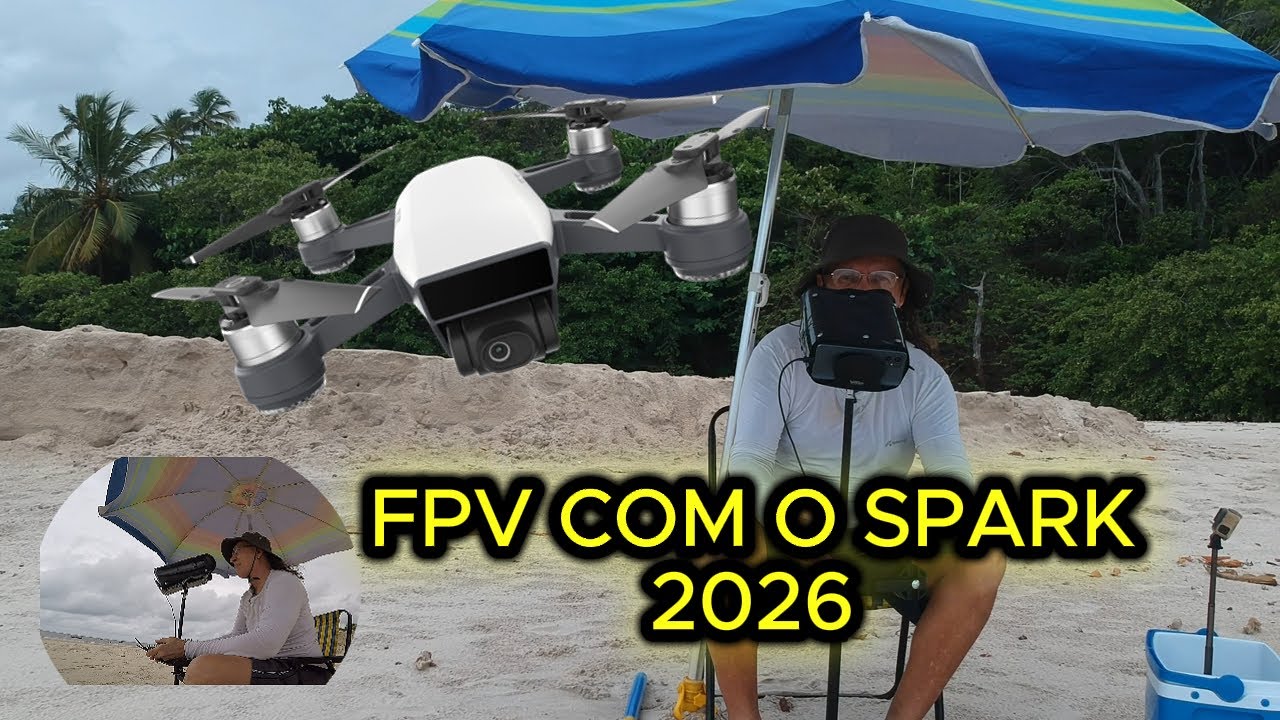 VOANDO EM FPV COM DJI SPARK 2026