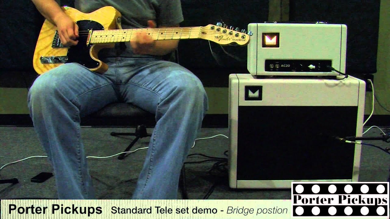Porter Pickups Standard Tele Set DEMO w/ Morgan AC20 & Paul C Timmy