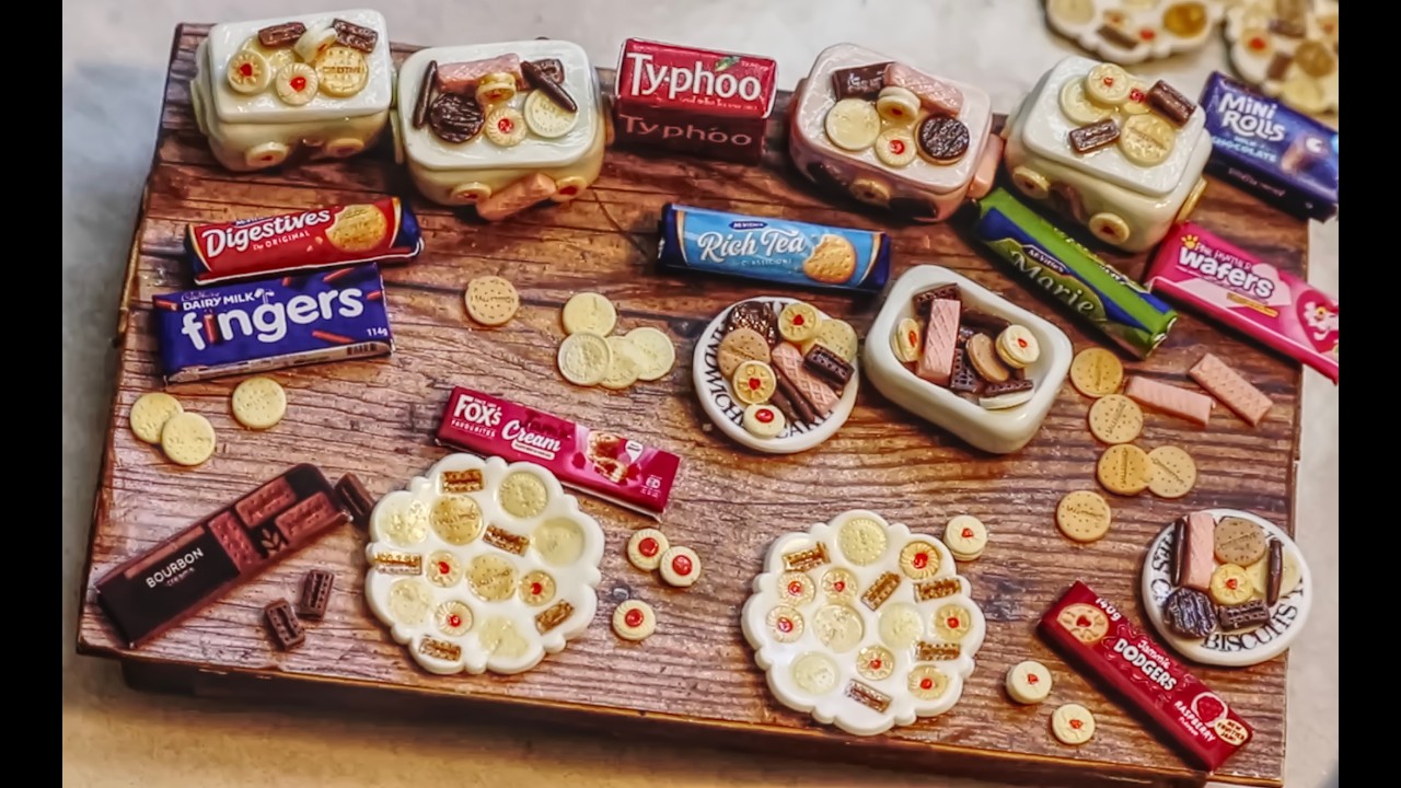 Miniature Biscuits 1/12th scale.