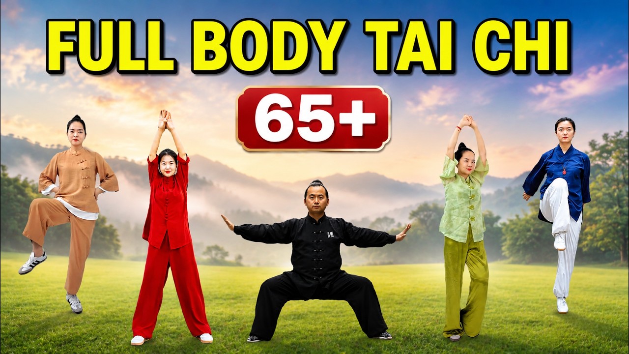 30 minute Tai Chi Full Body Workout for Over 65 & Beginners | Gentle Exercise at Home