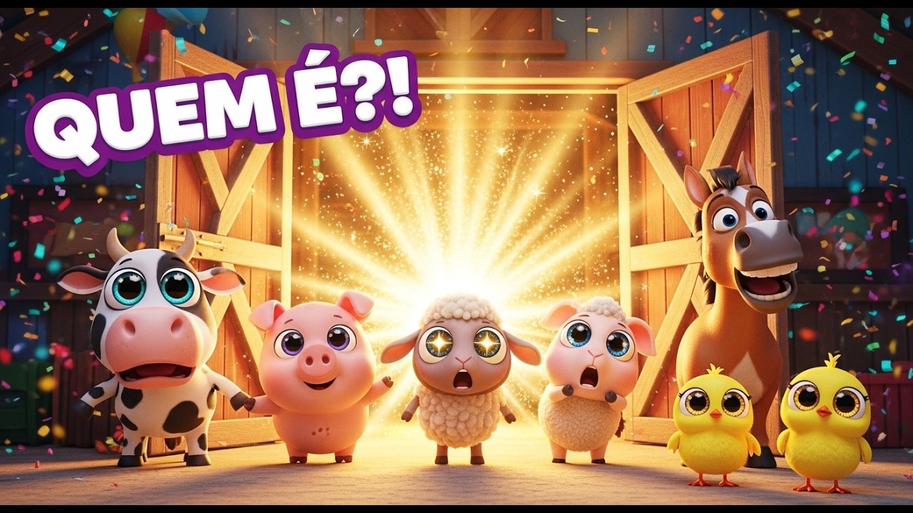 Quem Está Escondido no Celeiro? 🐮🐷 | 30 Minutos de Música Infantil