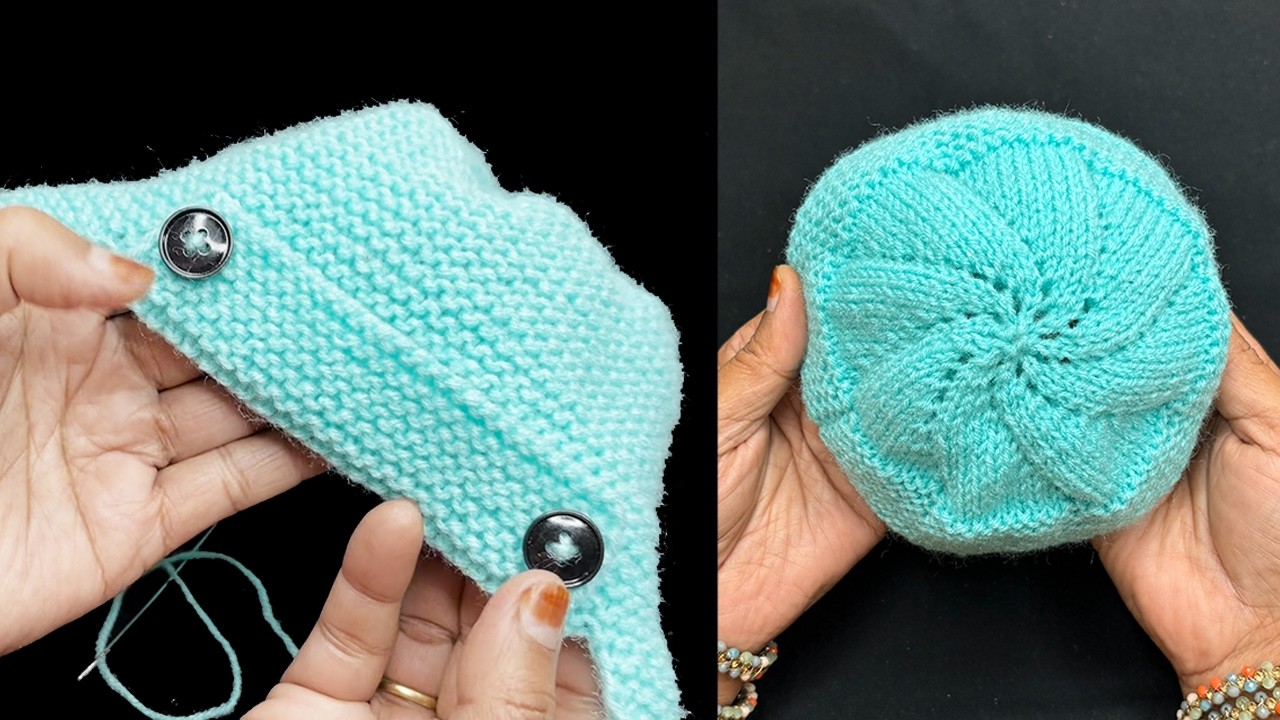 649- सिर्फ 2 घंटे में बनाये बच्चो की टोपी | Knitting Baby Cap in 2 Hours Only | Easy Cap Knitting