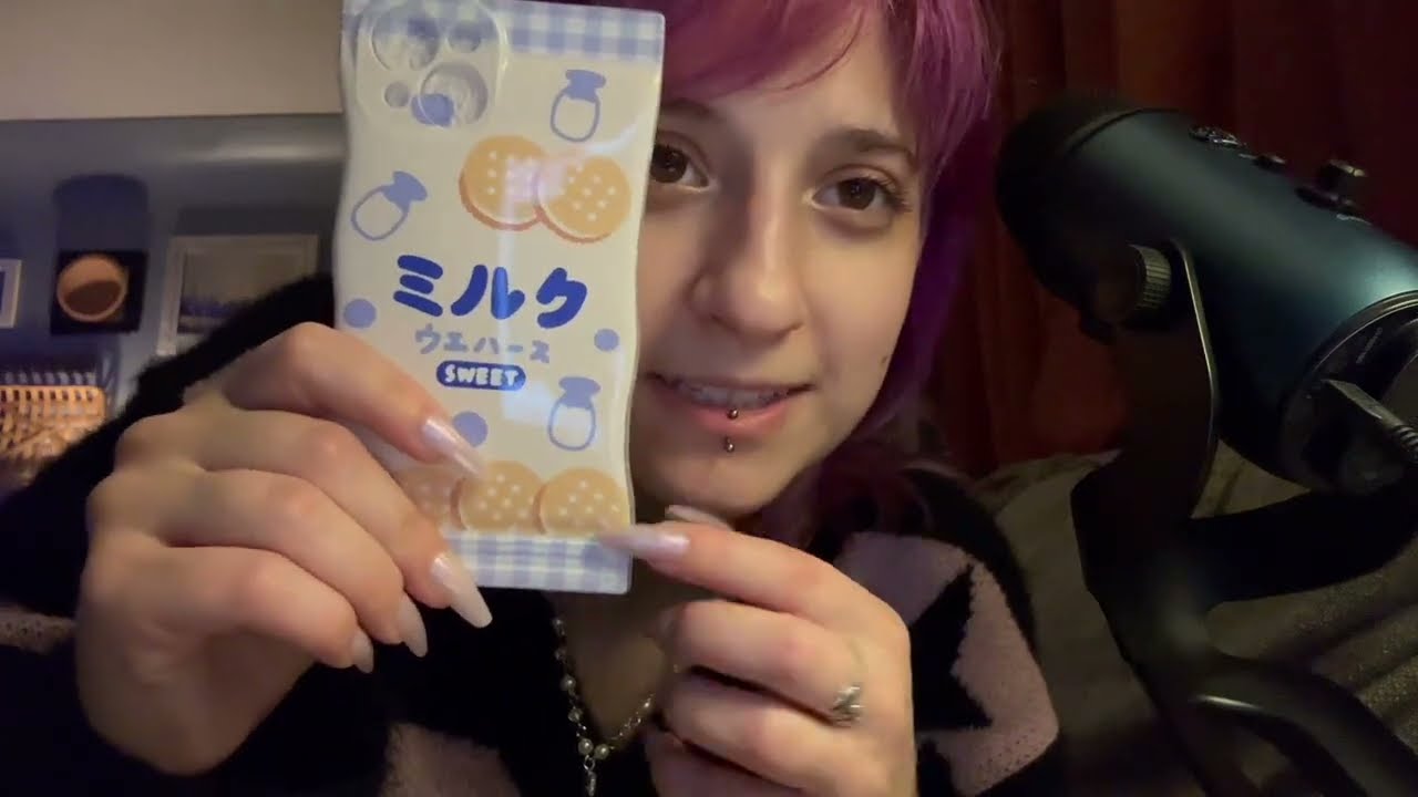 ★ ASMR ★ kawaii gift haul (*^o^*) with my new microphone [whispering, assorted triggers]