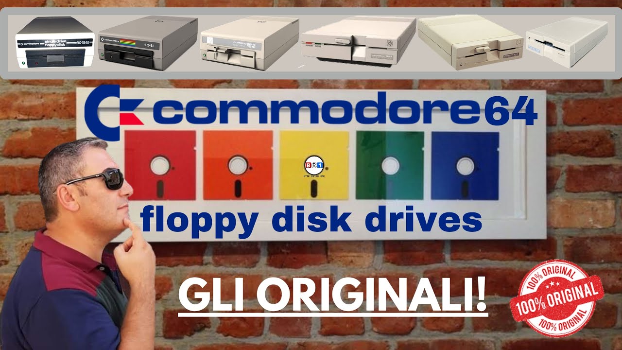 Floppy disk drive Commodore per C64, C128 e VIC-20 - gli originali!