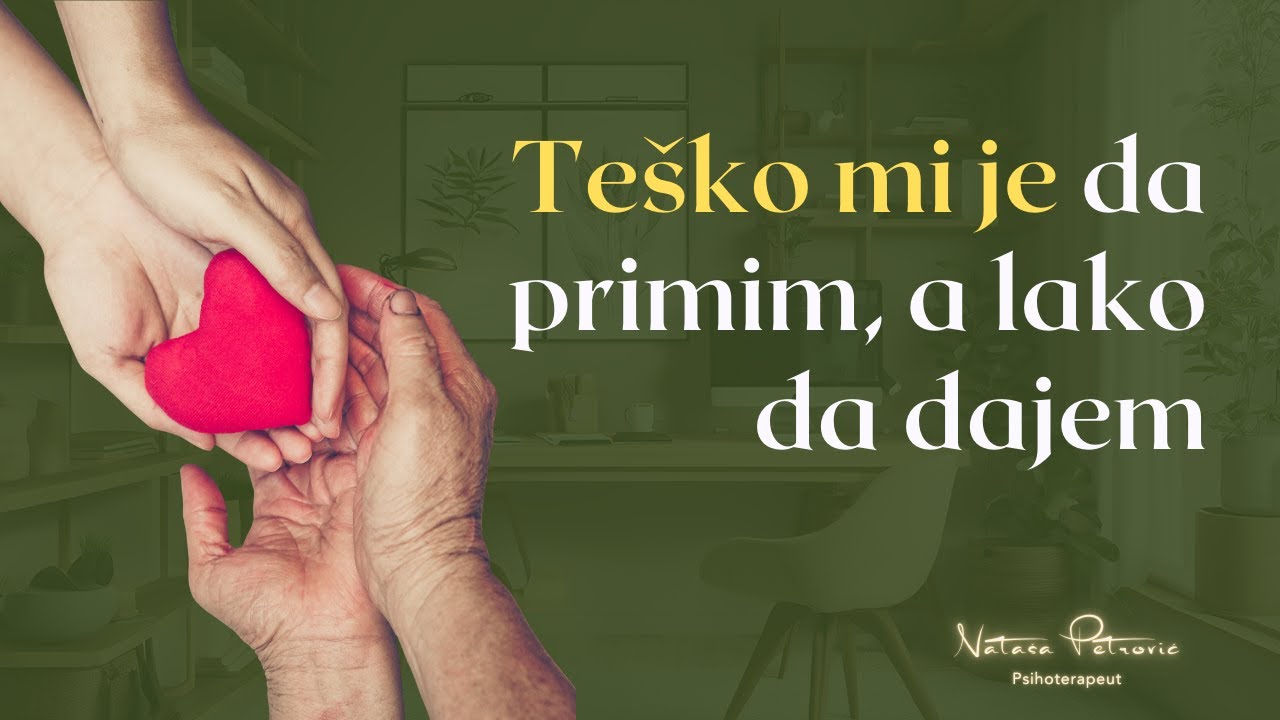 Zašto nam je teško da primimo ljubav i pažnju