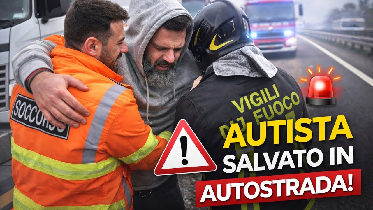 Autista soccorre il collega colpito da malore alla guida del proprio camion in autostrada A14 