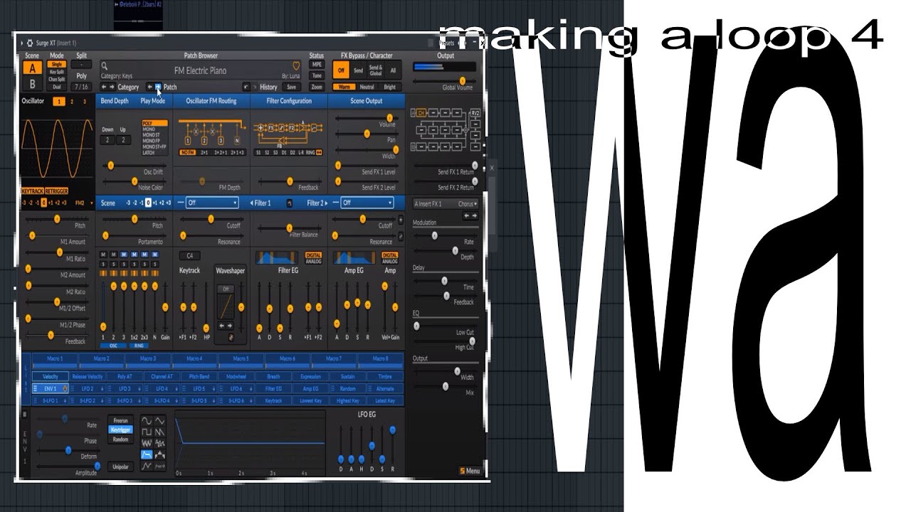 making a loop for waera