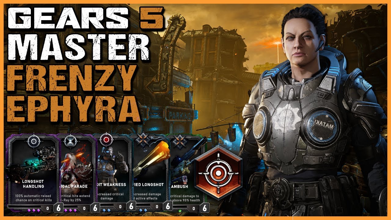 The Wave Killer Build! - Master Marksman on Ephyra (MAX BUILD)  - Gears 5 Horde Frenzy 10-2-2021